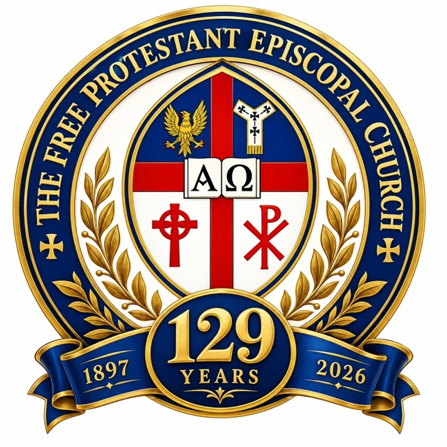 FPEC anniversary emblem, 129 years, 1897–2026