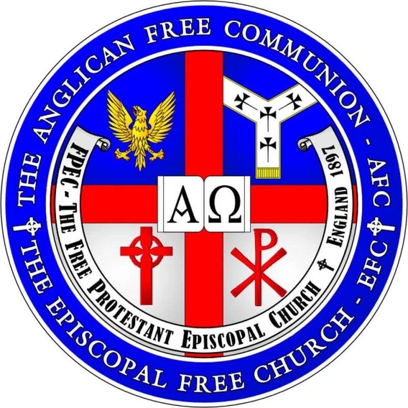Emblème historique portant les noms Anglican Free Communion et Episcopal Free Church. Partagé par Monseigneur Richard Palmer le 15 août 2020.