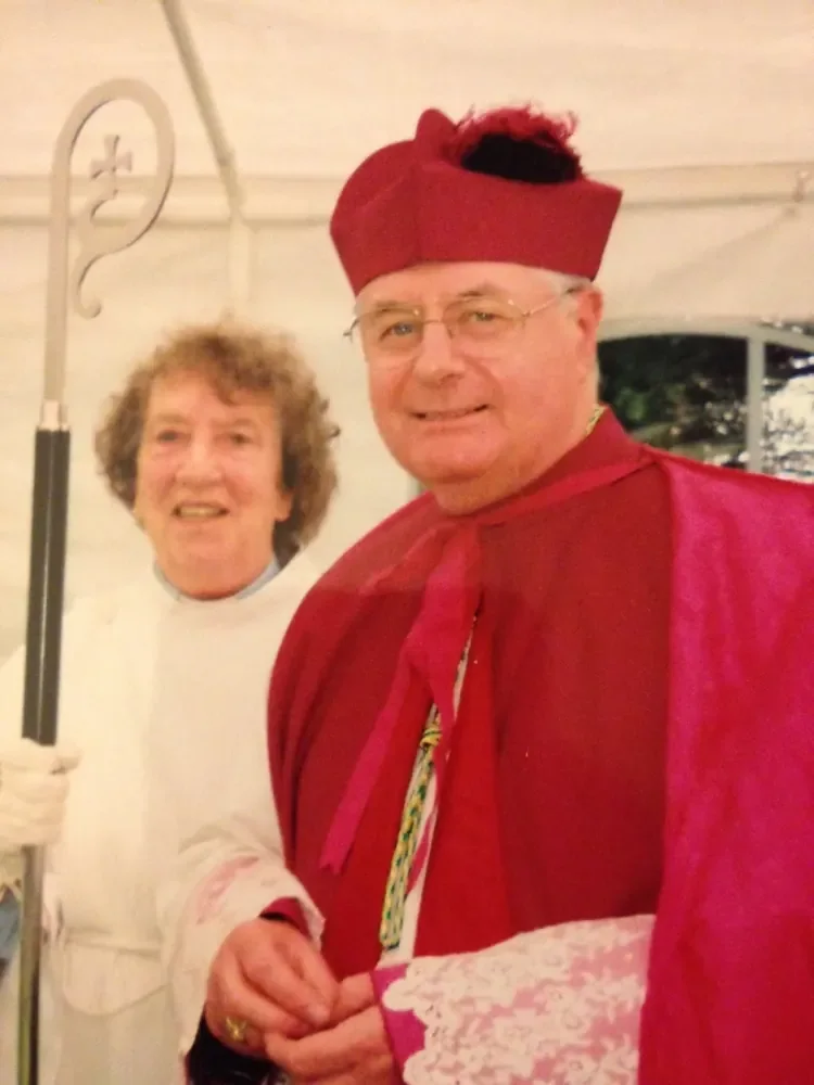 Monseñor Richard Arthur Palmer, en el anuncio de su acceso al cargo en 2015.