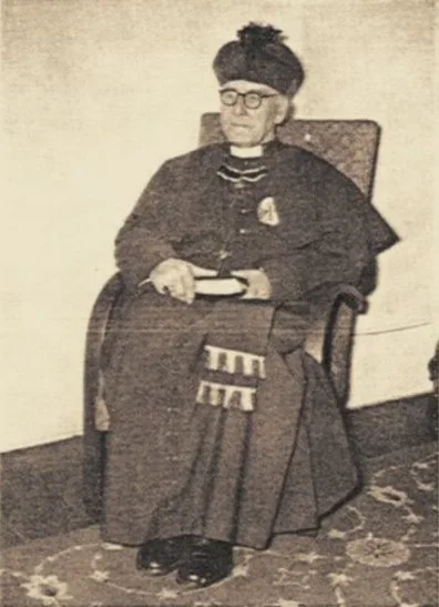 The Most Reverend Charles Dennis Boltwood in academic dress. Date unknown.